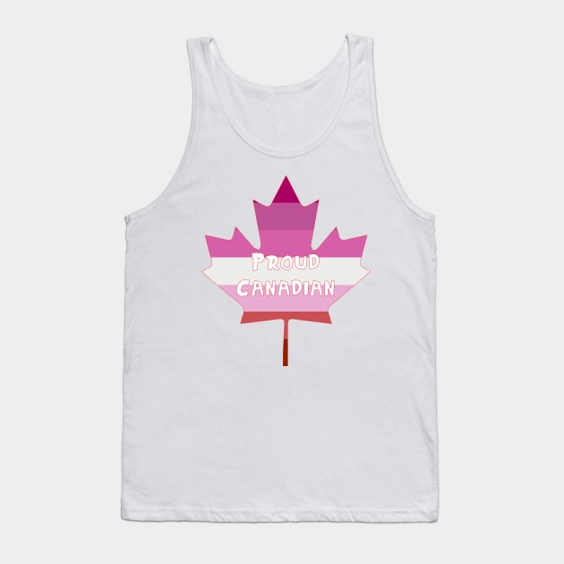 Proud Canadian (Lesbian) Tank Top by EmceeFrodis